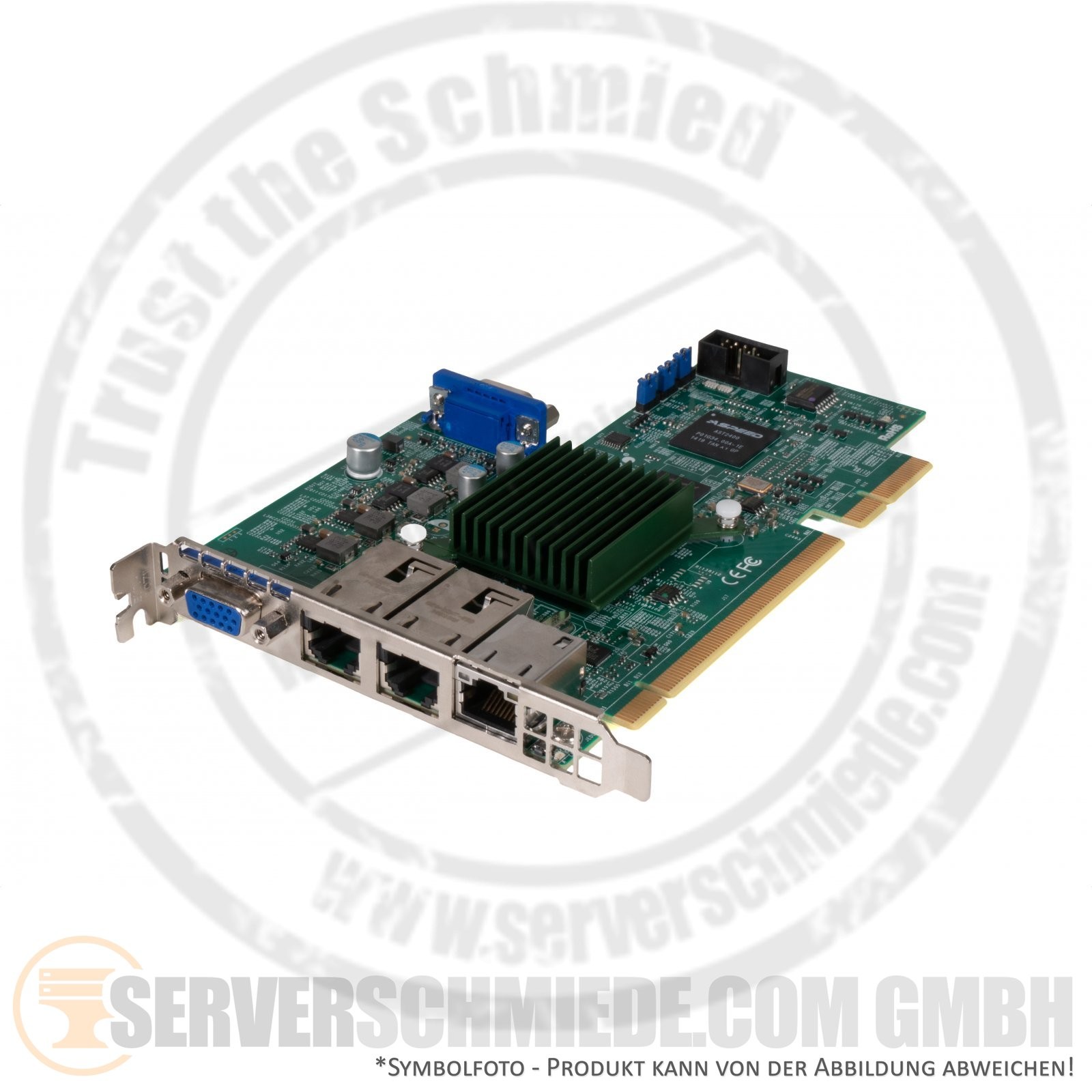Supermicro AOM-X10QBI-A 1x VGA 2x 10GbE IPMI CSE-848X X10QBI SYS-8048B-TR4FT