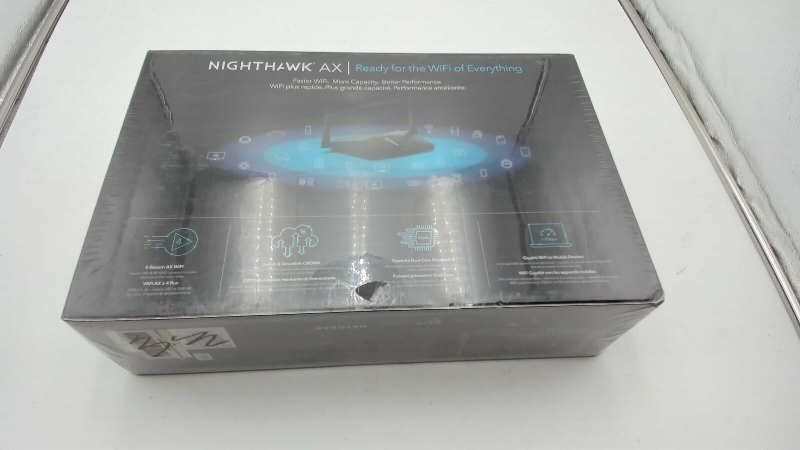 NETGEAR Nighthawk AX4 AX3000 4-Stream Dual-Band WiFi