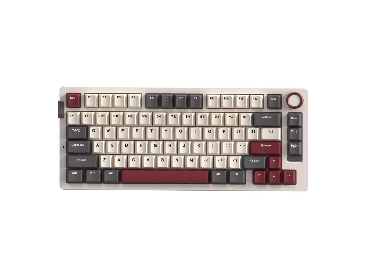 Rosewill NEON S75 Tri-Mode Wireless Gaming Keyboard - Gasket Mount for Superior