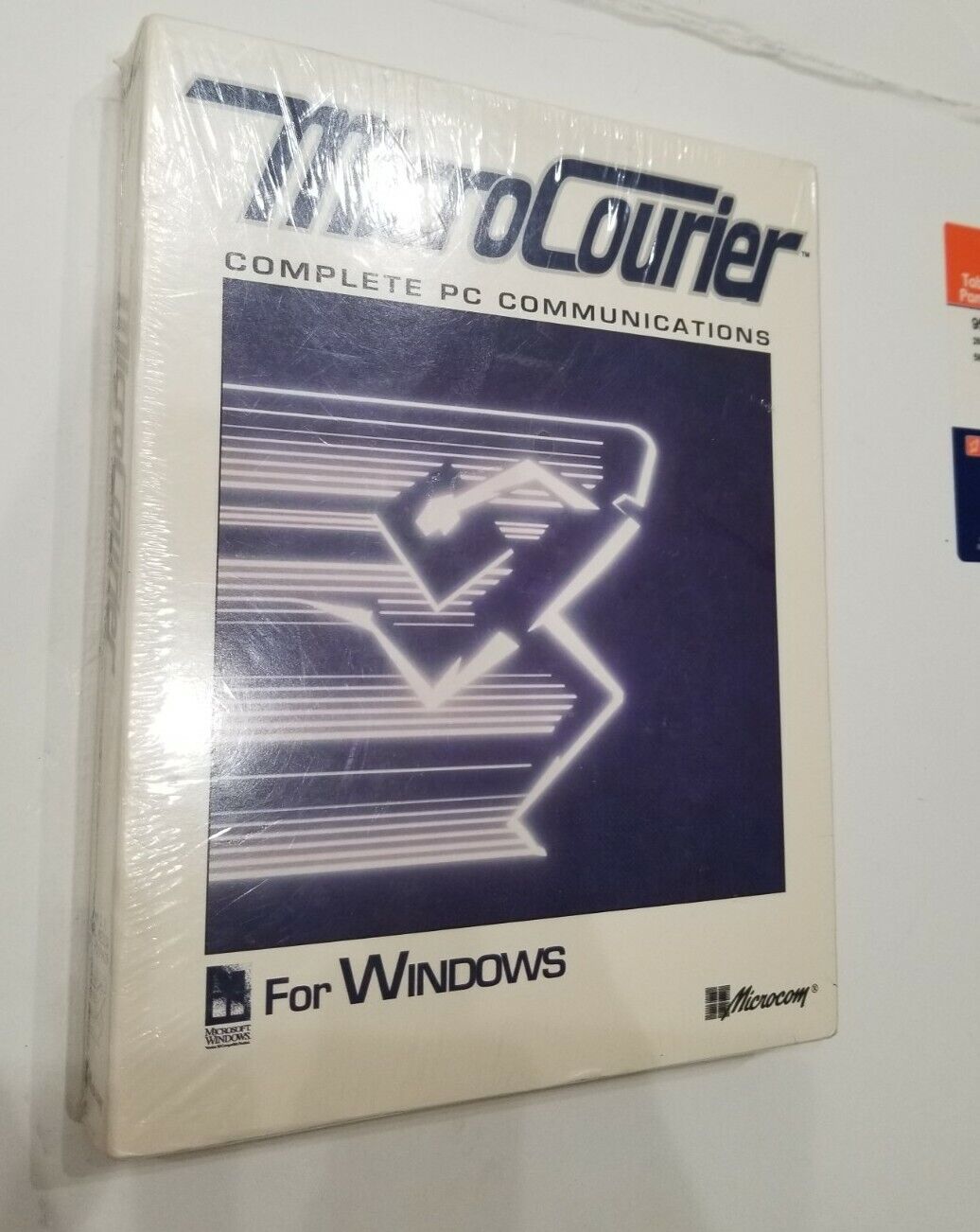 Rare New 1991 Micro Courier Microsoft Windows 1.0 PC Communications DOS Vintage