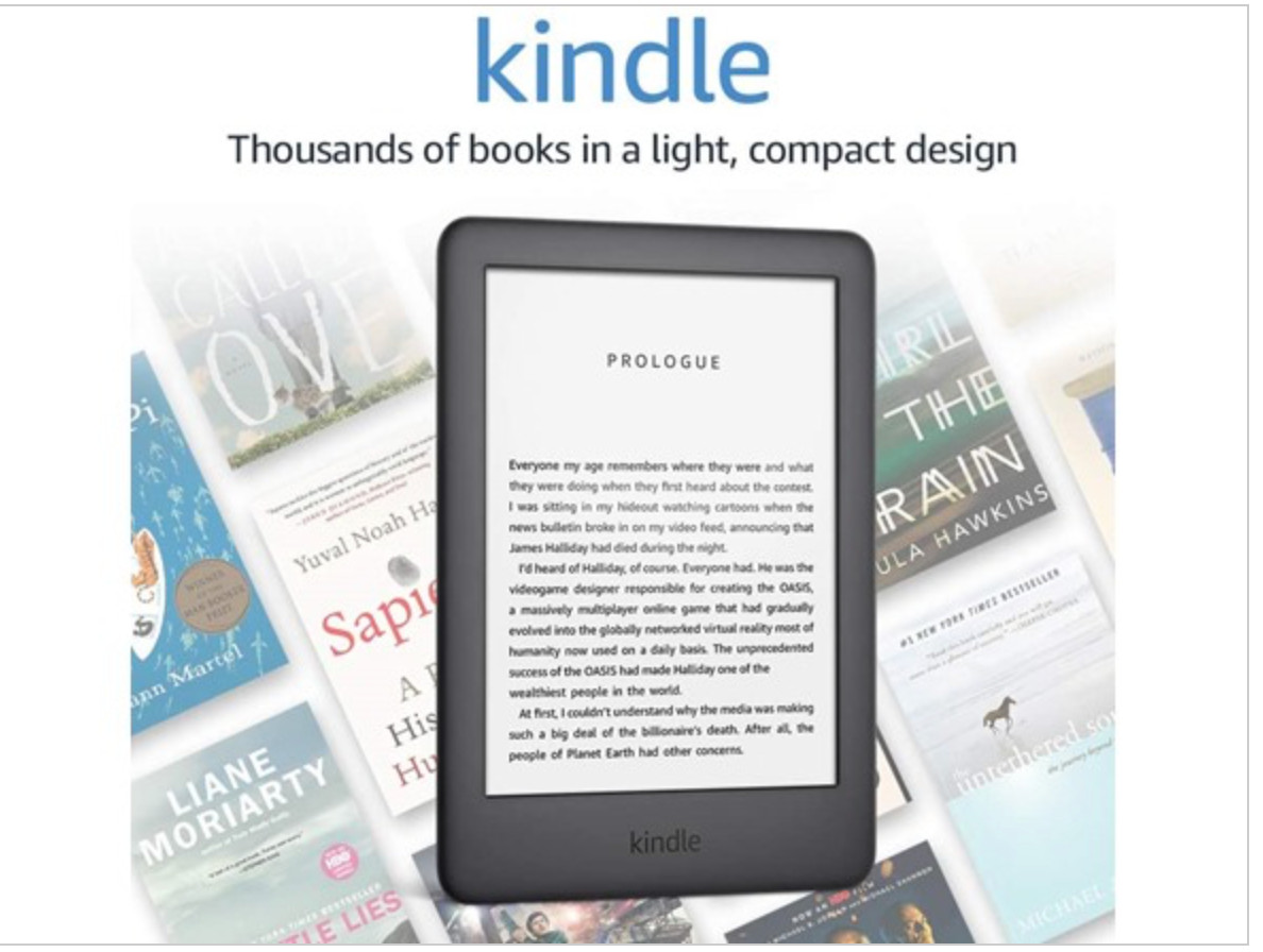 NEW Amazon Kindle 10th EReader Generation Gen Wi-Fi 6-inch Black E-Reader - 8GB