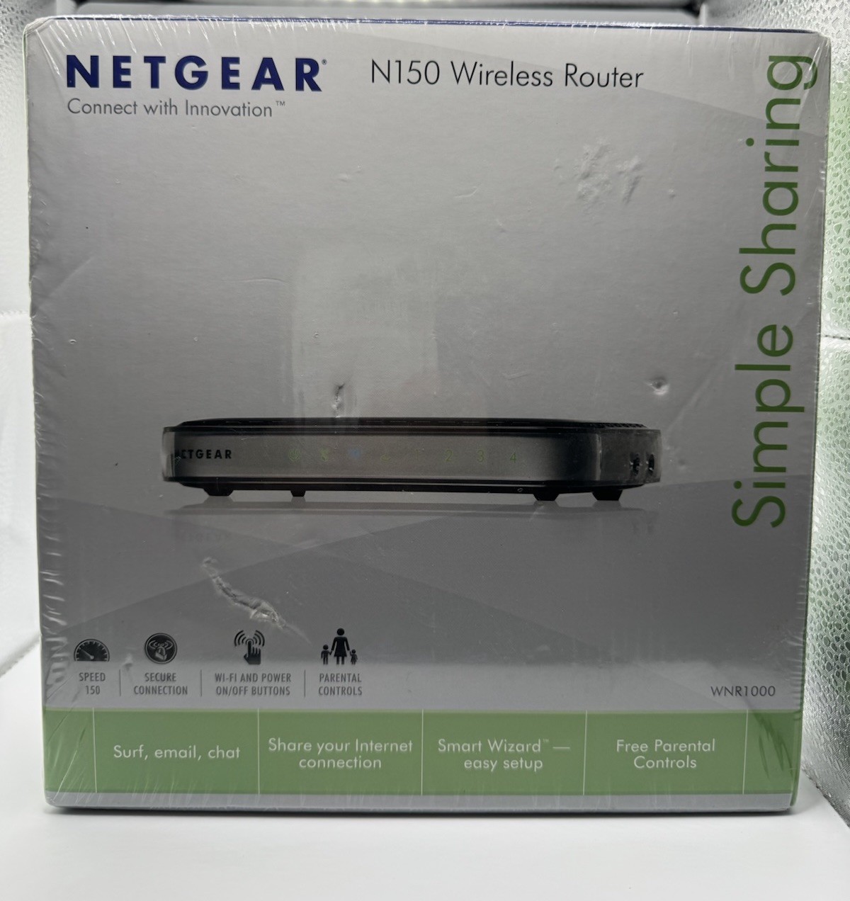NETGEAR N150 WNR1000-100NAS Wireless Router 150Mbps NEW Factory Sealed NOS