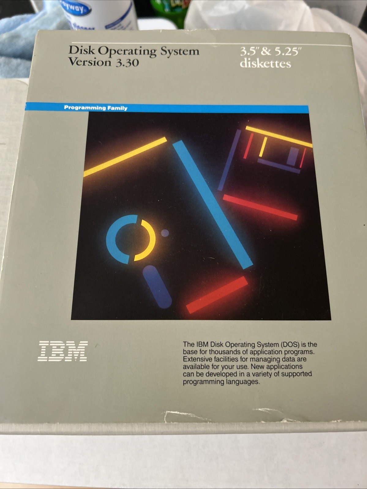 IBM DOS 3.30 Disk Operating System 1987 Complete Boxed 3.5 5.25 Floppy Disks