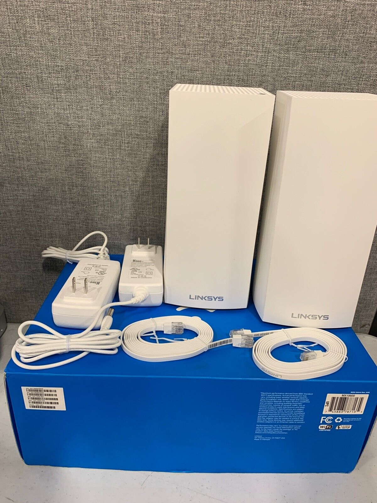 Linksys MX10 Velop AX Whole Home Wi-Fi 6 System - MX10600 2-pack