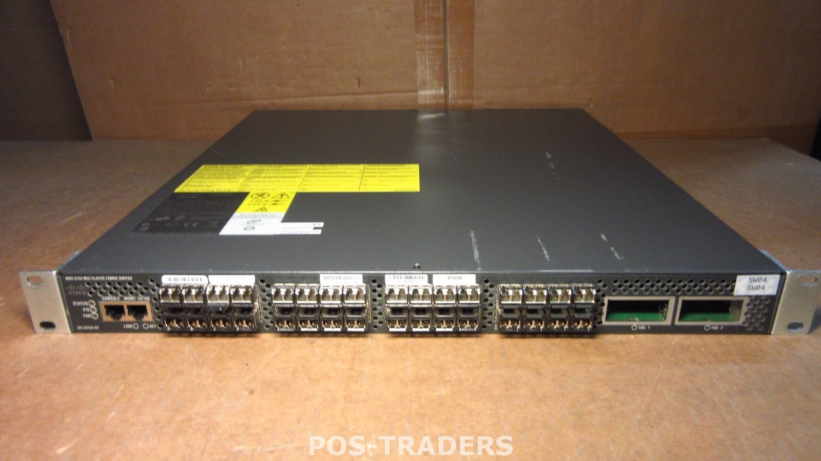 Cisco DS-C9134-K9 MDS 9134 32-Port Multilayer Fabric Net Switch INCL 32X SFP'S