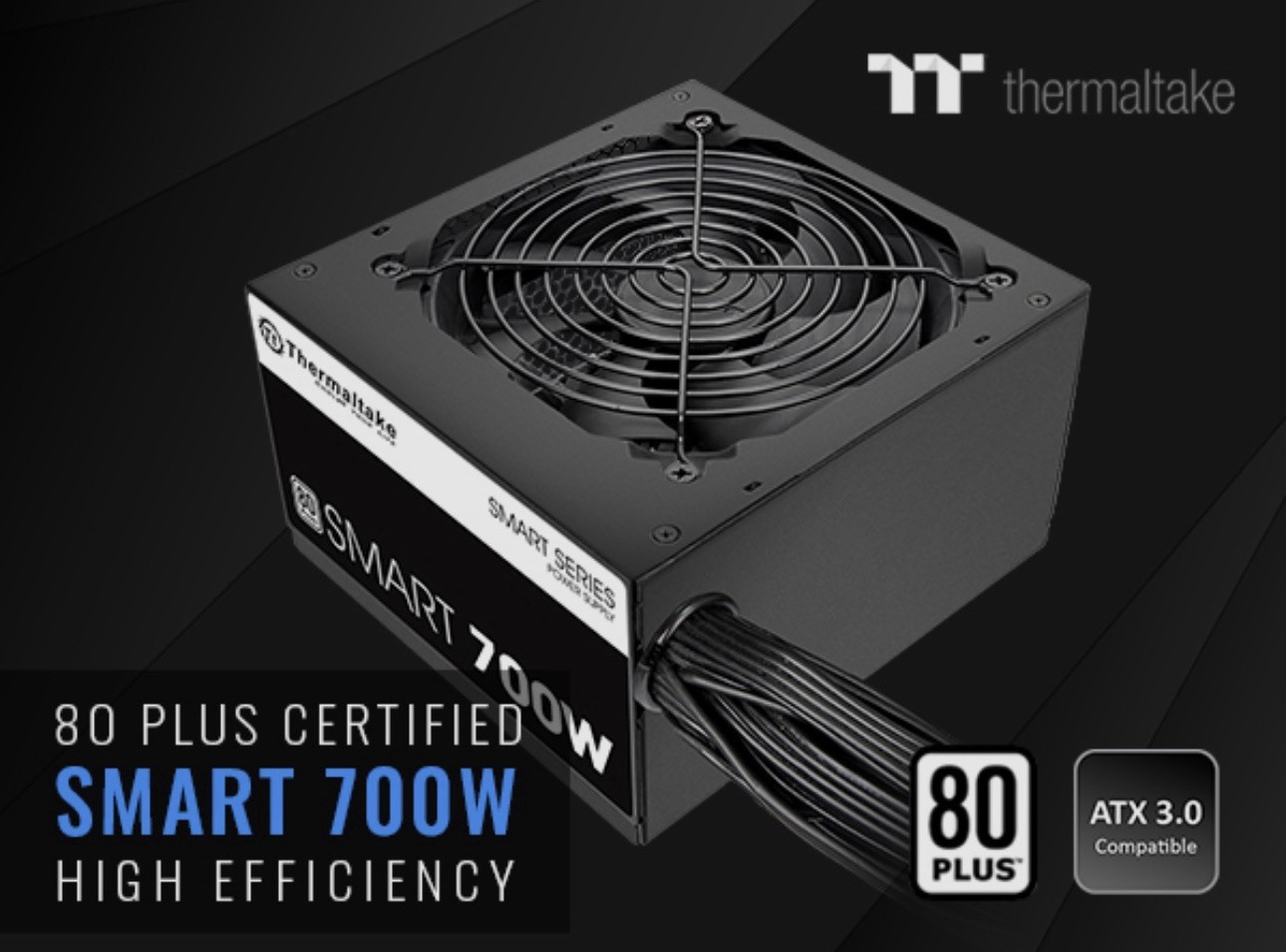 Thermaltake Smart 80 Plus 700W Power Supply Unit - READ DESCRIPTION