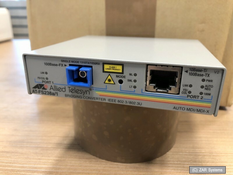 Allied Telesis AT-FS238A/1 Network Media Converter 100Mbps 10/100Base-T BULK