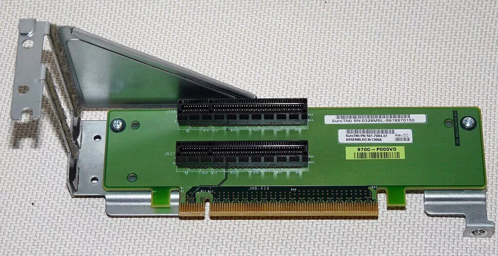 Sun Riser Board Card 501-7964-01 541-2884-01 Sun Fire X4270 M2 PCIe