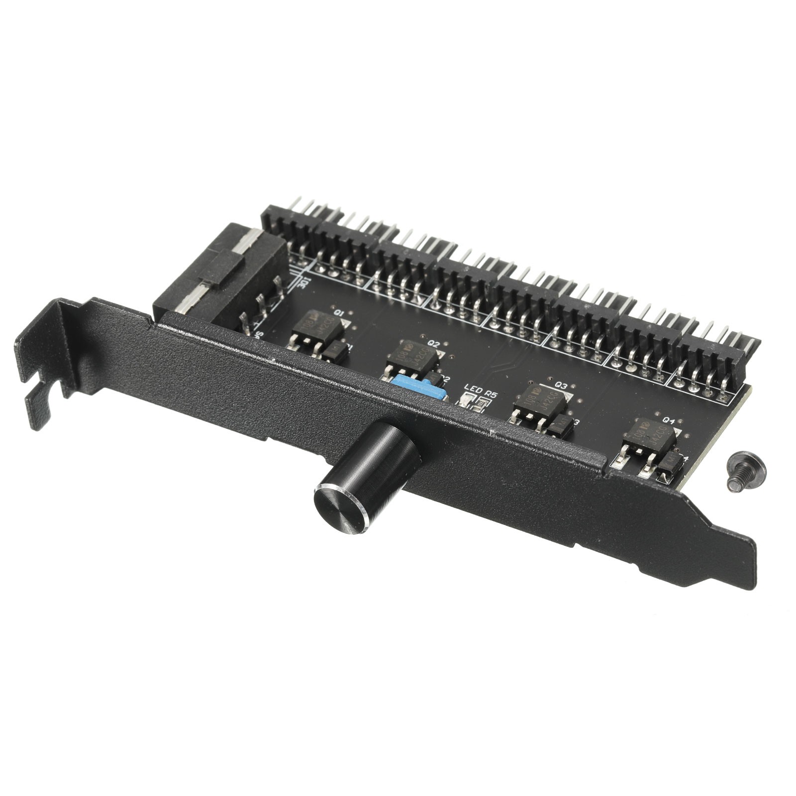 PWM Driver Module 3Pin 4Pin 12V PCI Cooling Fan Hub 8Way Adapter Card IDE Port
