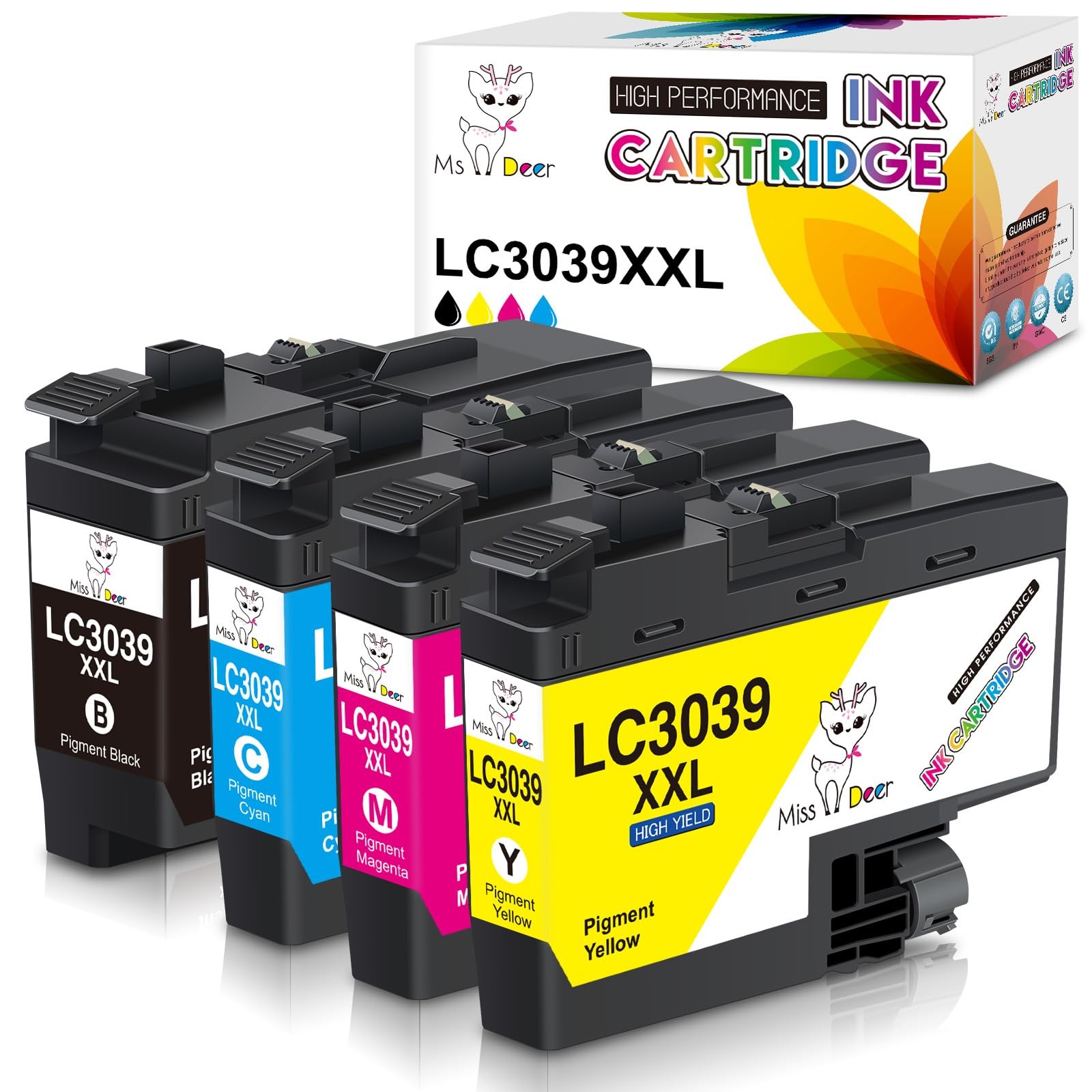LC3039 XXL BK/C/M/Y Ink Cartridges