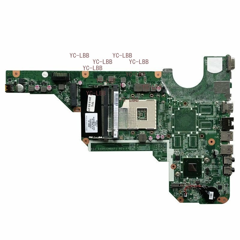 Motherboard Tested FOR HP Pavilion G4-2000 G6 G7 680568-001 DA0R33MB6F1