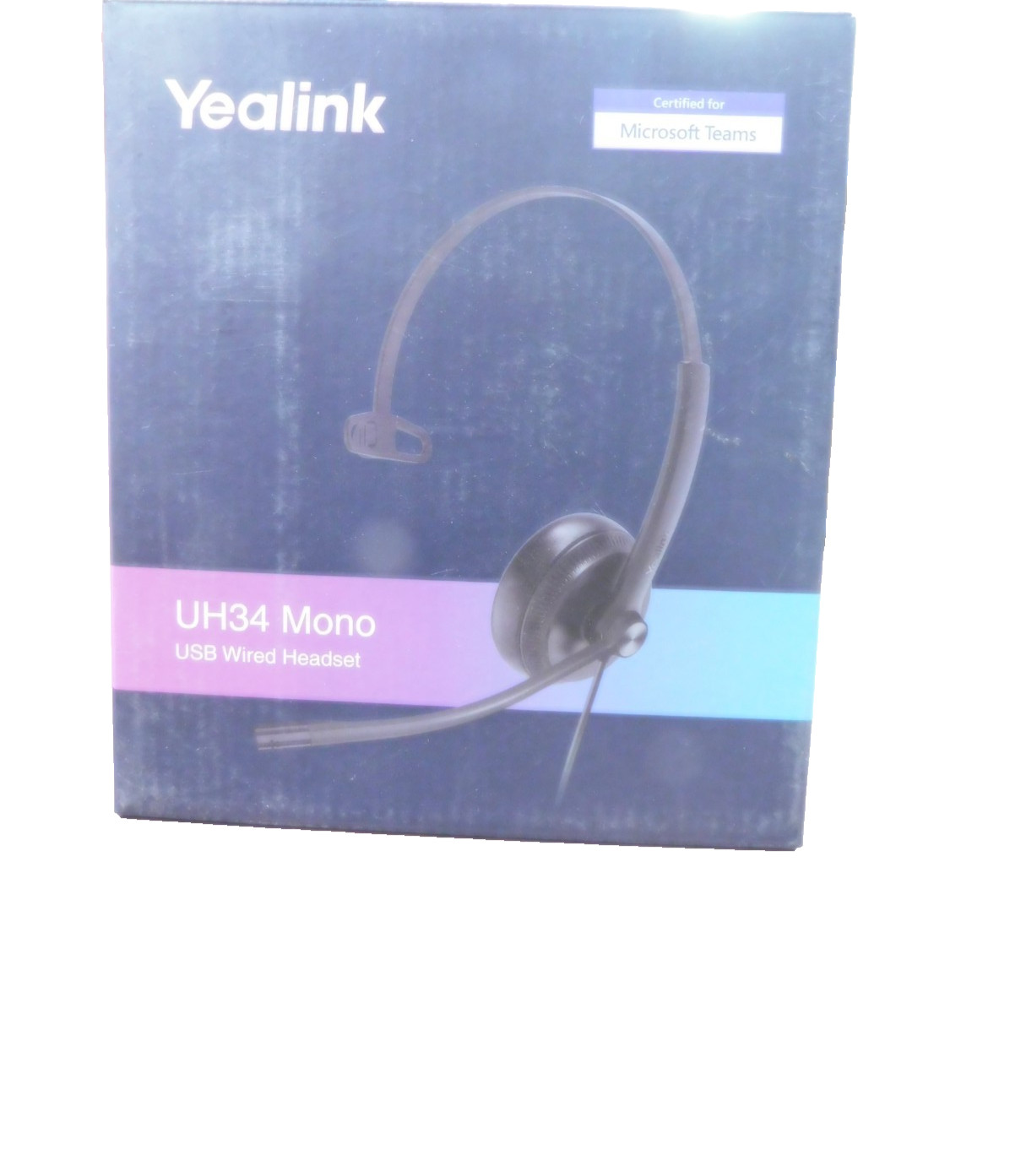 YEALINK UH34  Mono USB Wired Headset-Open Box