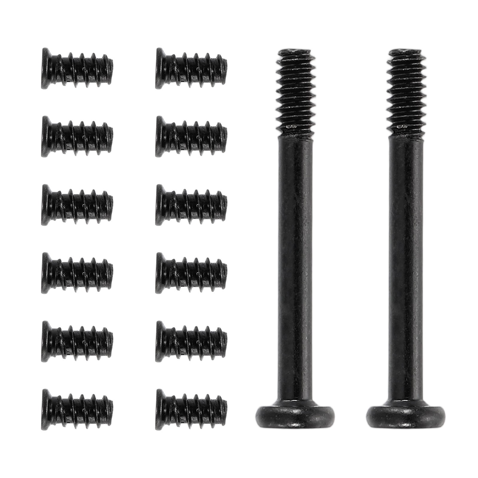 60Pcs (30pcs #6-32x30, 30pcs M5x10) Computer Case Fan Screws Kit for DIY, Black
