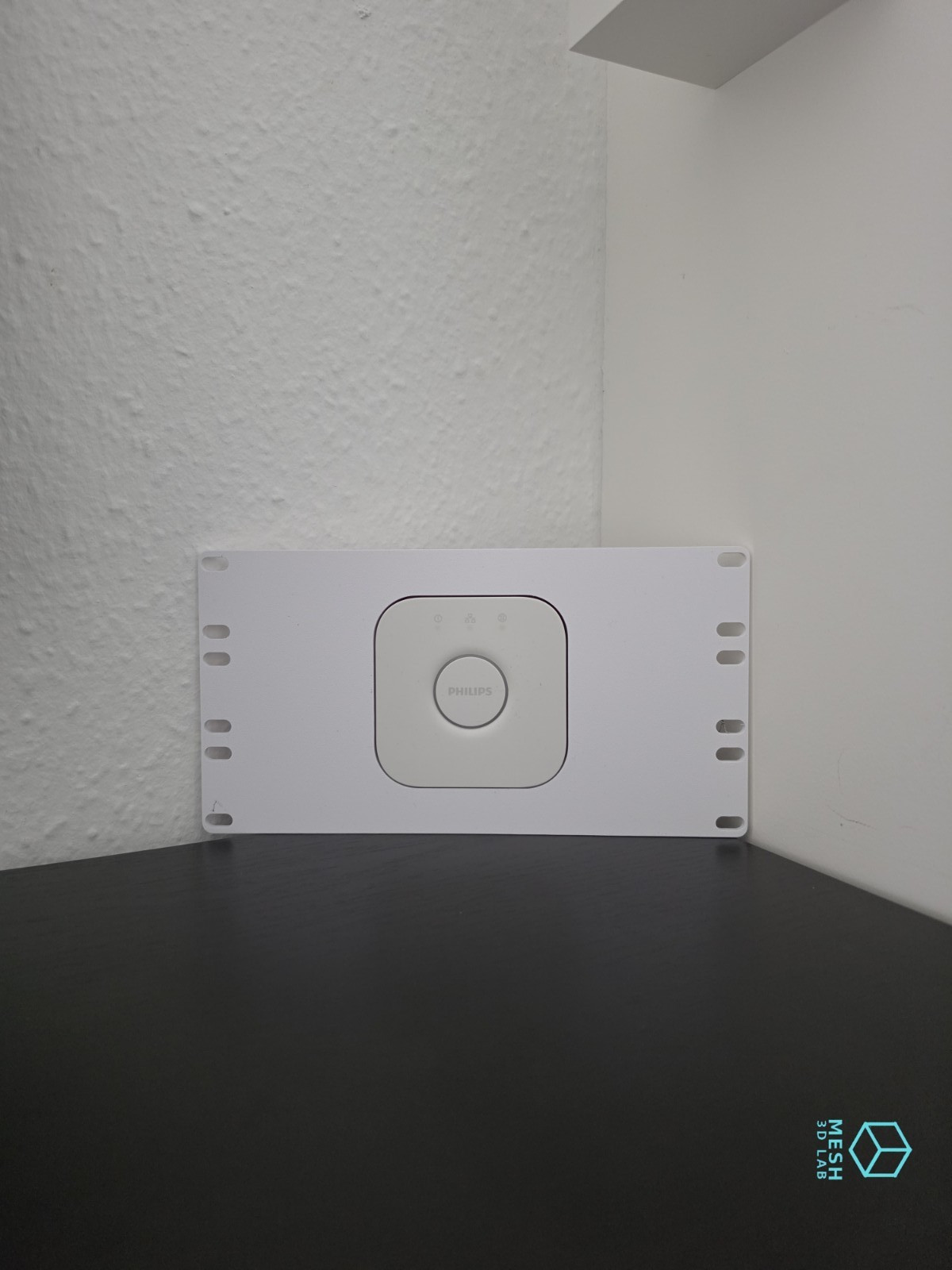 Philips Hue Bridge 10 Inch Rack Mount Bracket 3U White
