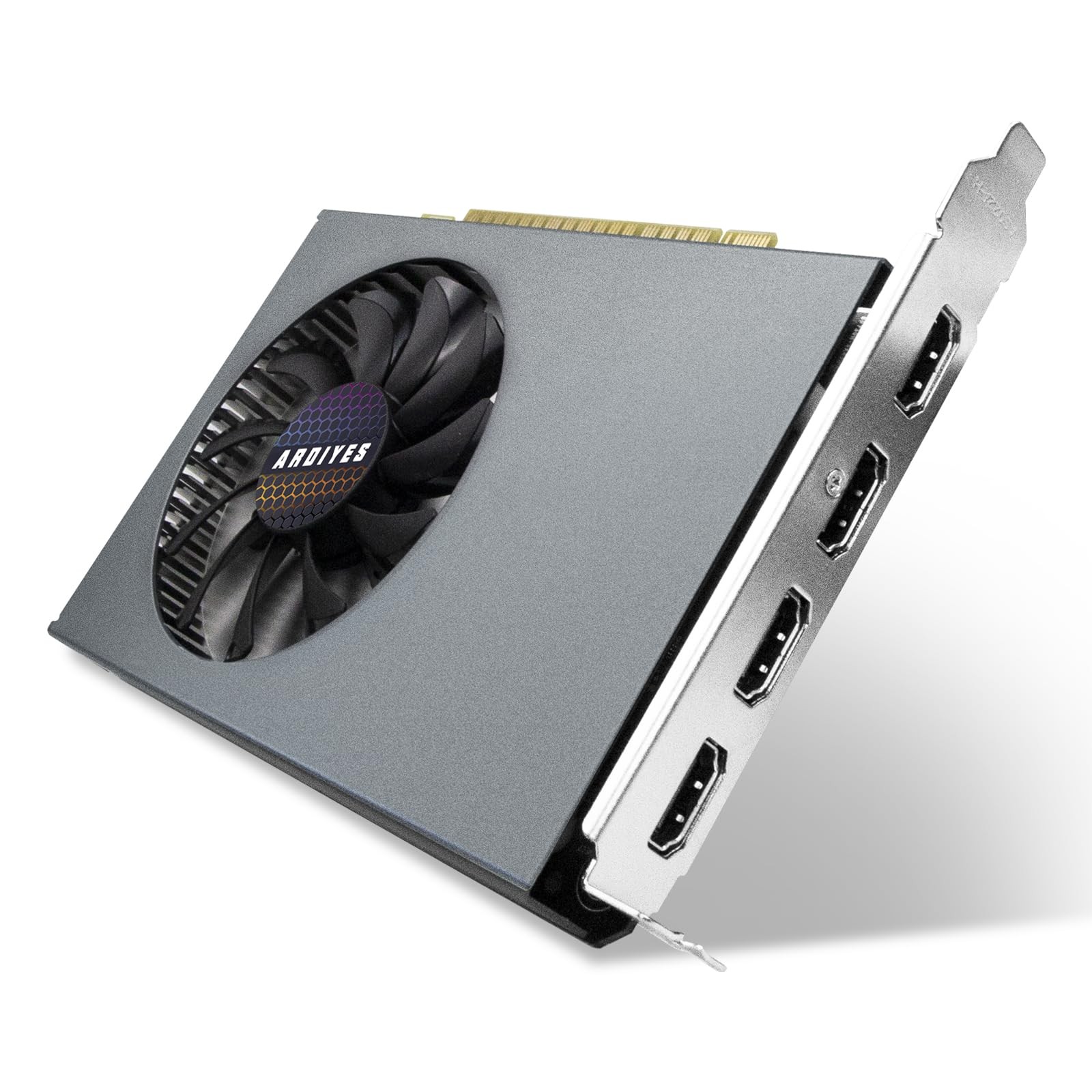 GT 730 4GB GDDR3 GPU 4X HDMI Graphics Card, 4 Independent Display Multi-Monit...