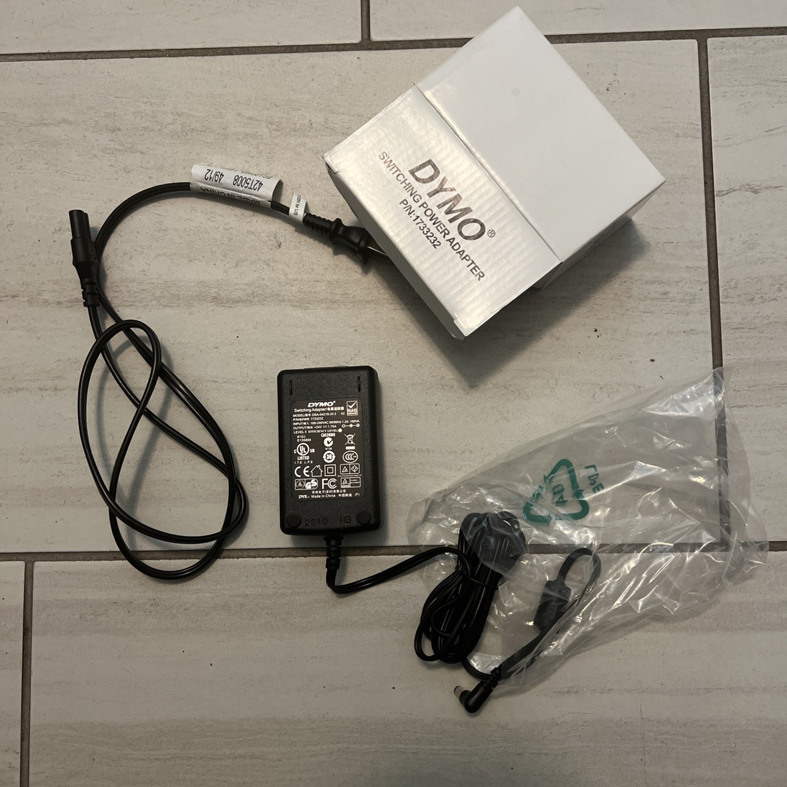 Genuine DYMO Adapter OEM for LabelWriter Label 400 Printer 93089 PN 1733232