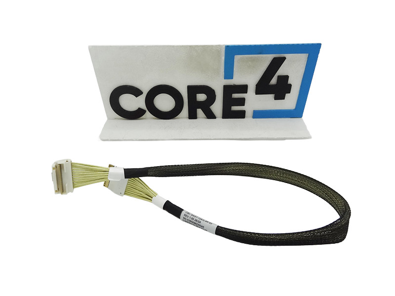 SUPERMICRO CBL-SAST-1243L4R-85 Right-angle Slimline data cable for tight routing