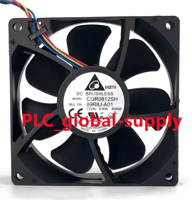 QUR0812SH 1PCS New original Delta 80mm x 25mm PWM DC12V 0.50A 4Pin Cooling Fan