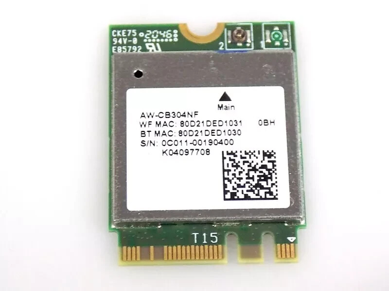Wireless WiFi Card For Asus R515J Series - R515JA Bluetooth Combo AW-CB304NF