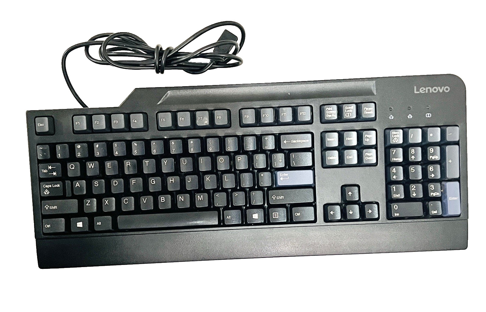 Lenovo SK-8825 Standard USB Wired Keyboard (SD50K28626) BLACK - TESTED LOT of 2