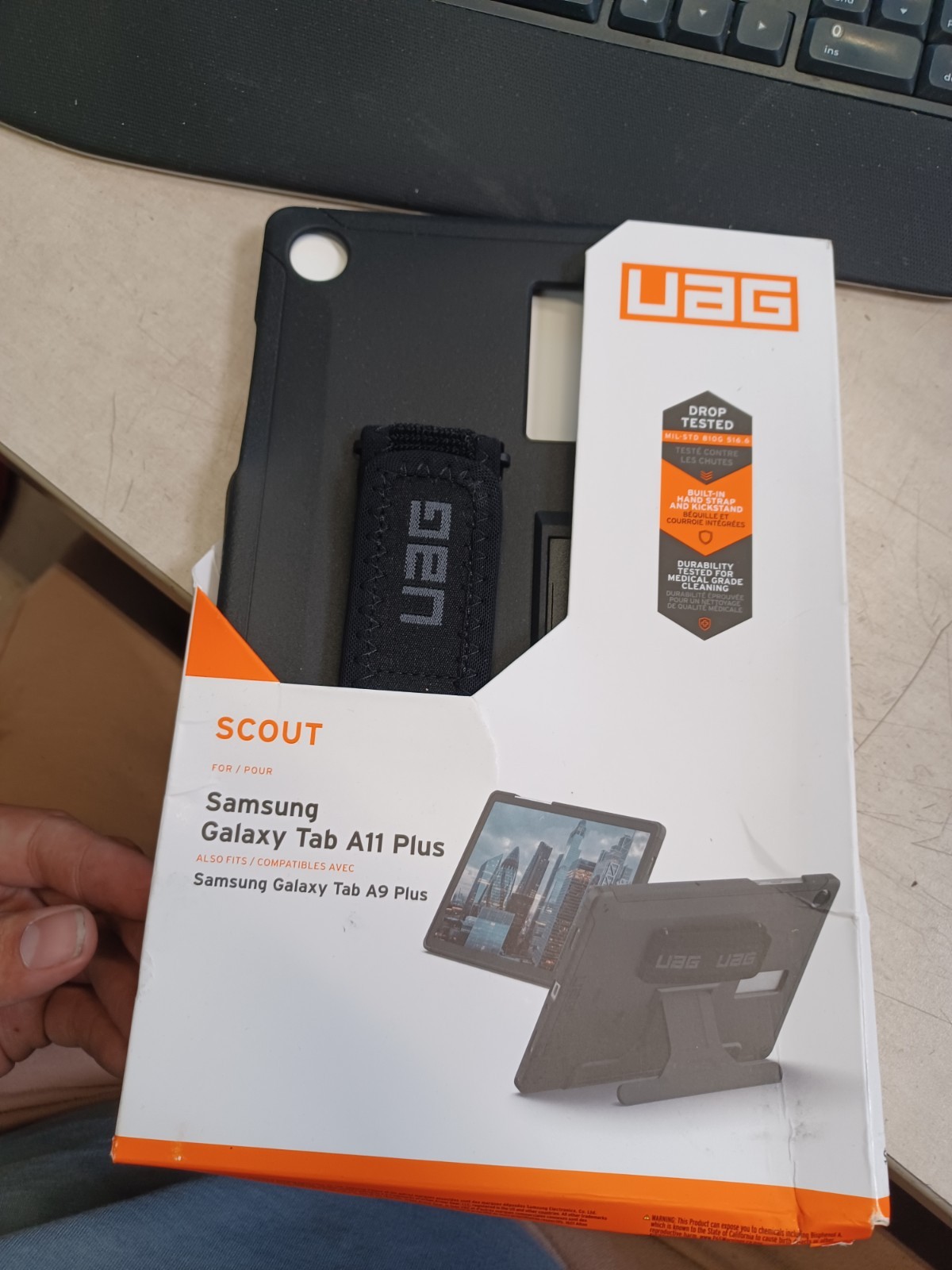 UAG Scout Galaxy Tab A11+ Plus 11" with Kickstand & Hand strap Case