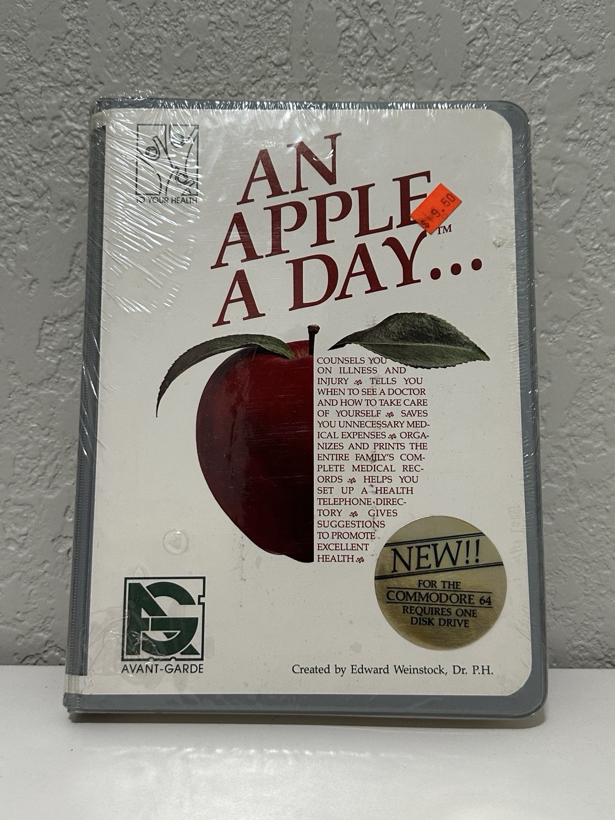 SEALED Avant-Garde An Apple A Day Commodore 64 Vintage Software