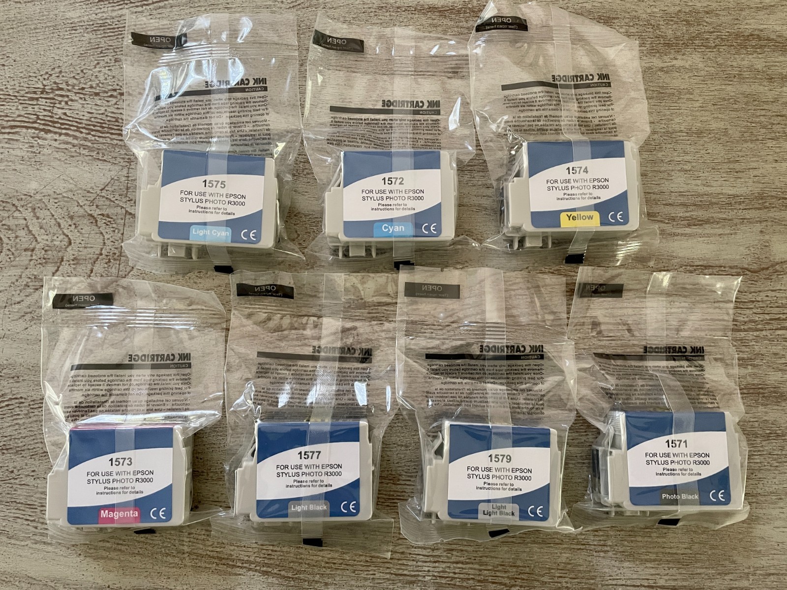 Generic Ink Cartridges for Epson made by SHOVTEN for Epson Stylus Photo R3000