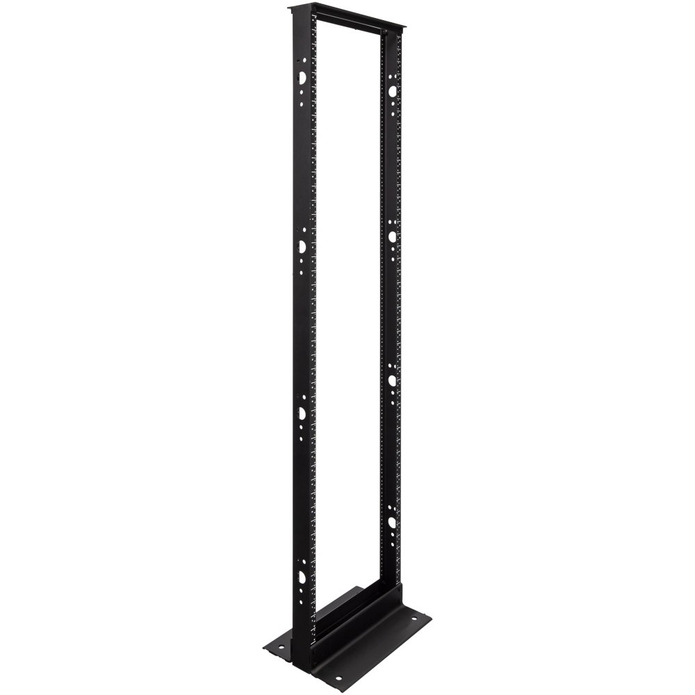 NavePoint 2 Post Open Frame Server Rack for 19 Inch Equipment, AV, Networking,