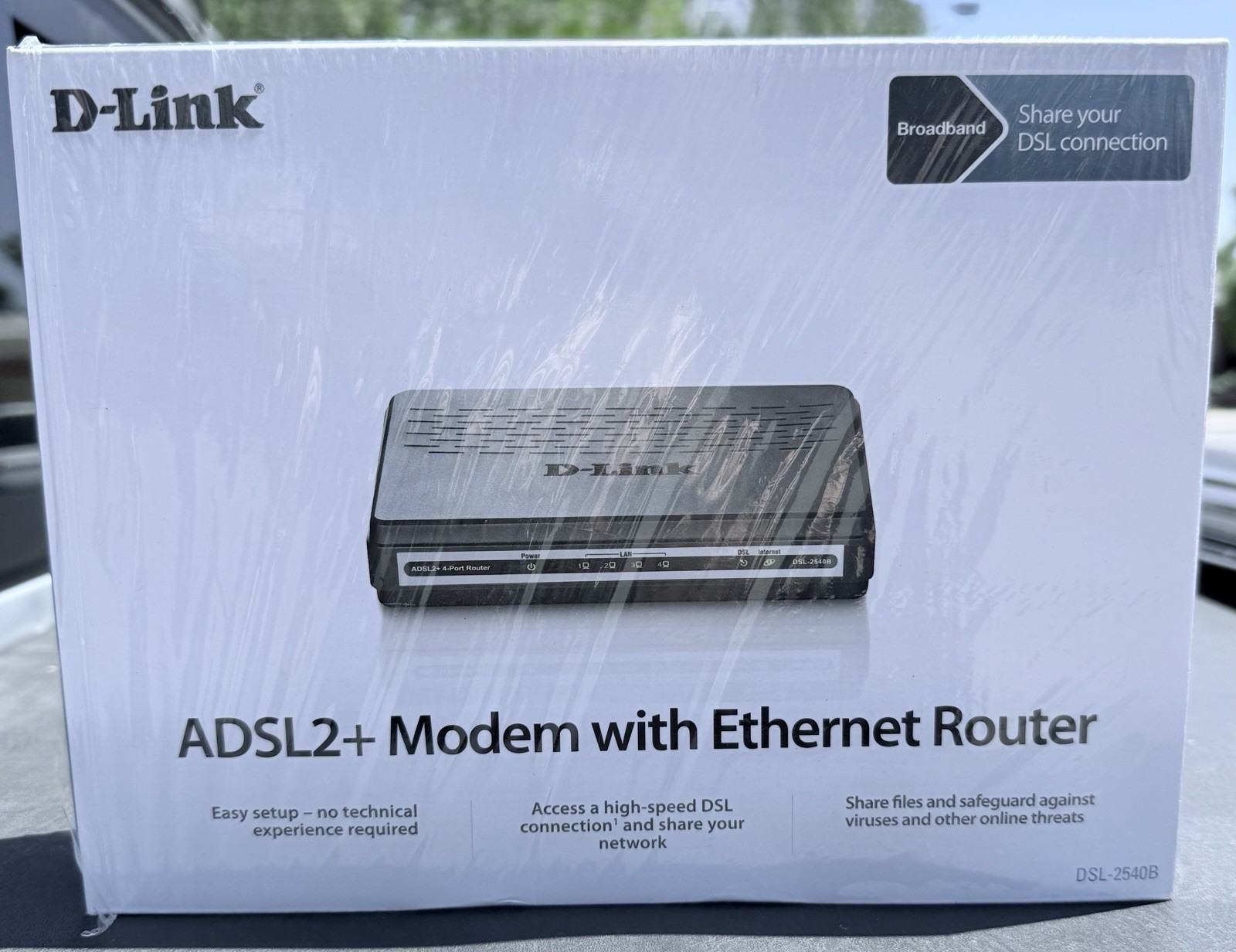 D-Link DSL-2540B ADSL2/2+ Modem Router 4 Port