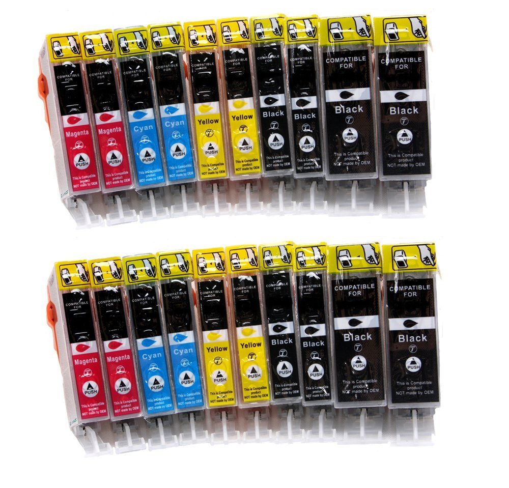 20 XL  CLI526 / PGI525 Ink Cartridges For Canon PIXMA MG5250 MG530 Printer