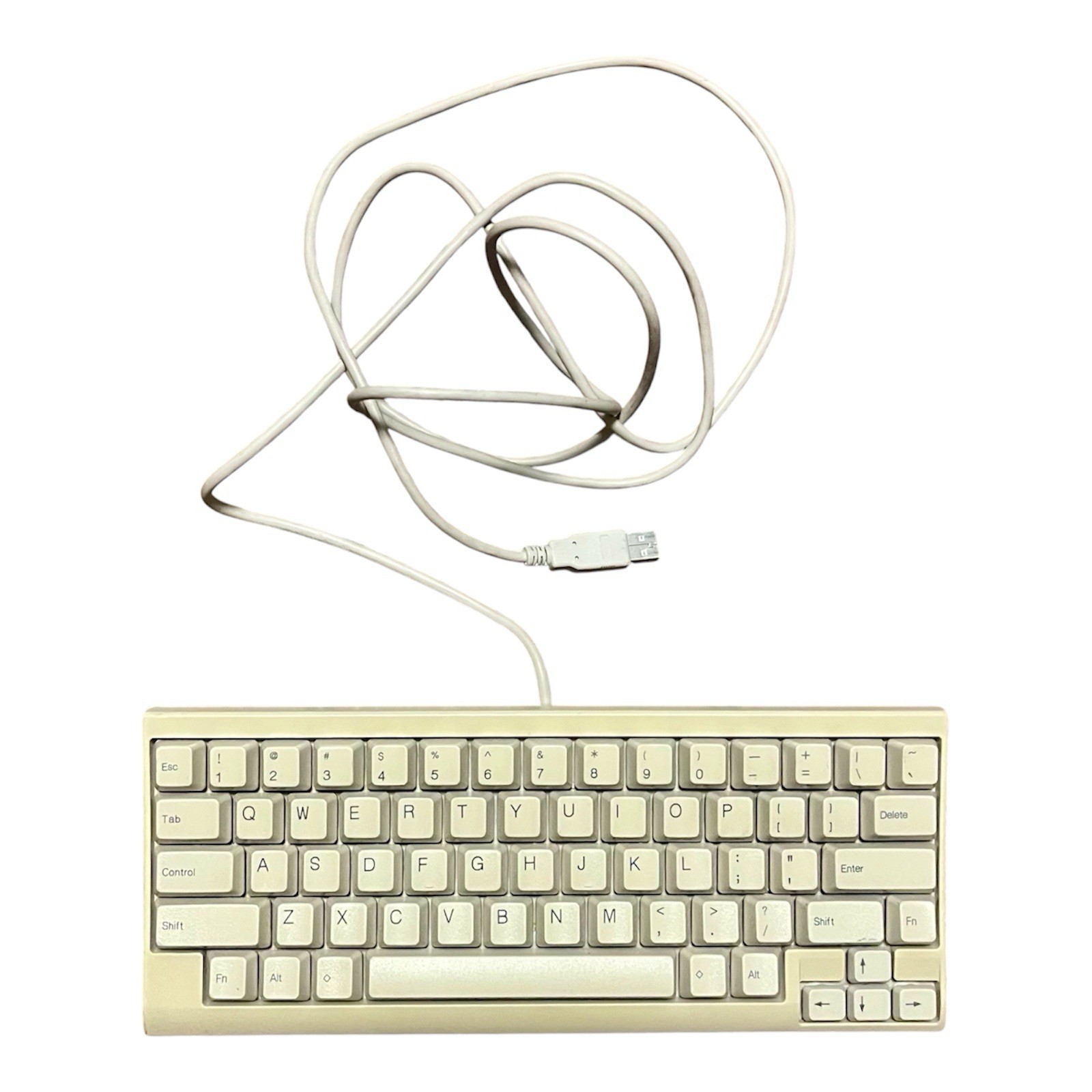 PFU Happy Hacking Keyboard Lite 2 HHKB KUH0010 PD-KB200W/U USB Beige Tested