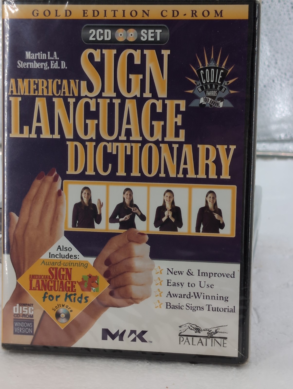 American Sign Language Dictionary, Gold Edition CD-ROM, & ASL for Kids Deaf