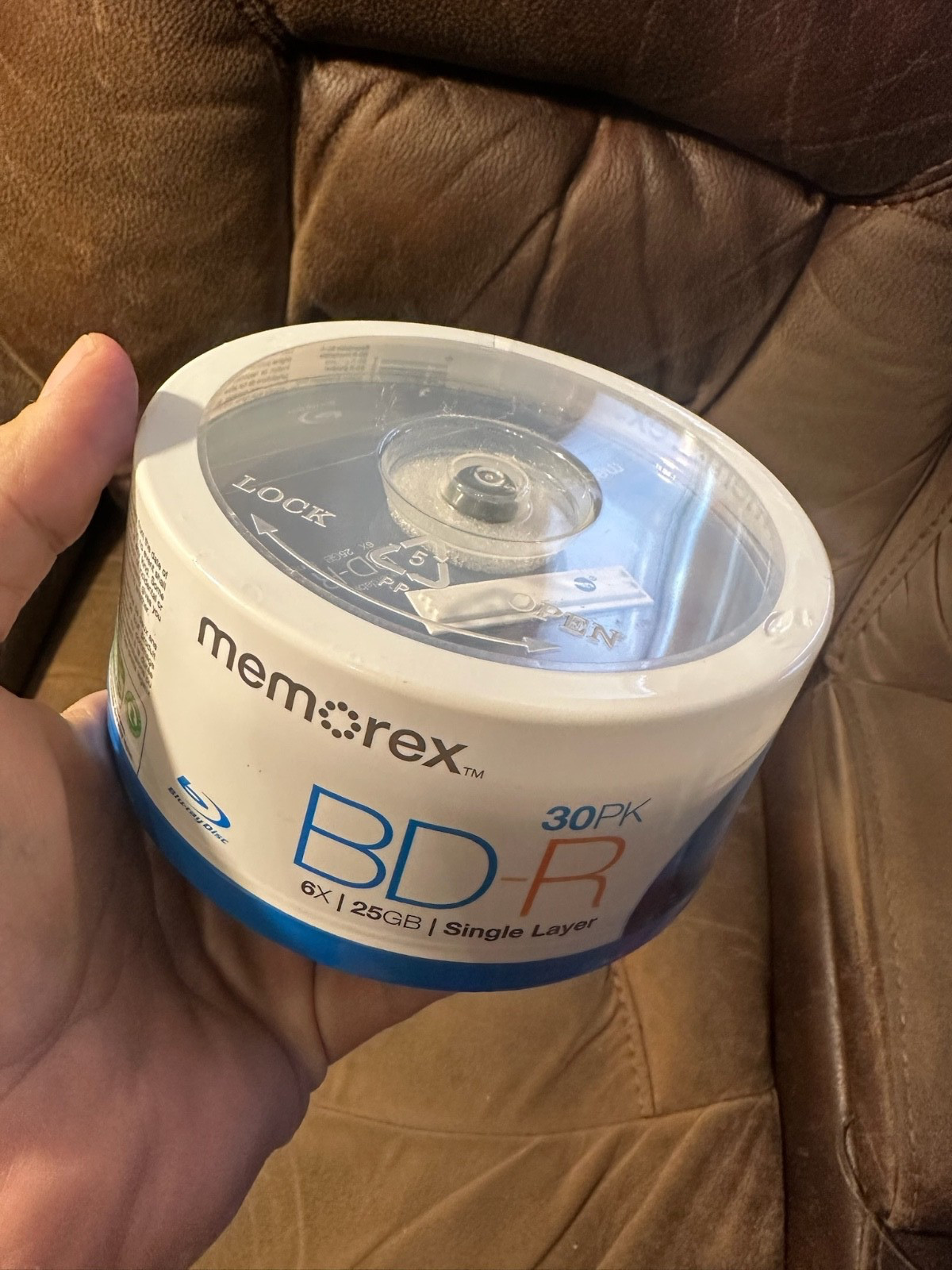 30 Pack Memorex Blu-Ray Discs BD-R 6X 25GB Single Layer Discs Brand New
