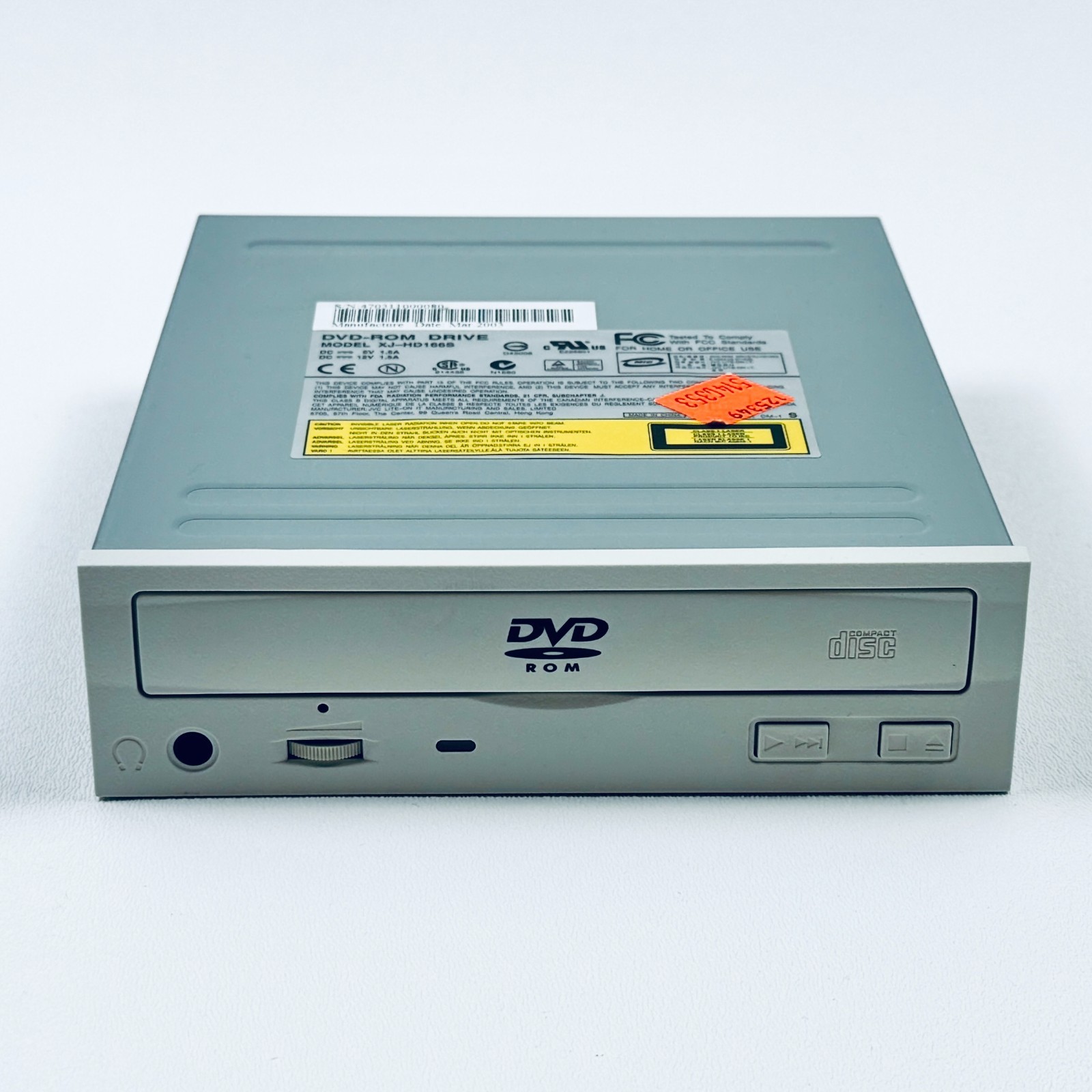 Lite-On / JVC XJ-HD166S Beige IDE DVD-ROM Drive 5.25" 16X/48X