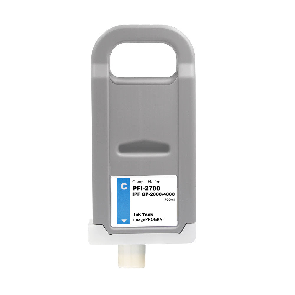 PFI-2700 Cyan Ink Cartridge for Canon IPF GP-2000 GP-4000 PFI2700C