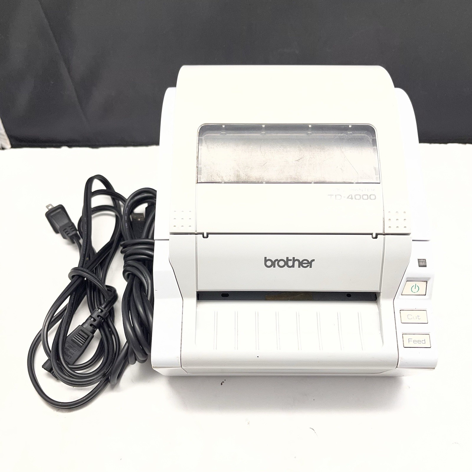 Brother TD-4000 Thermal Label Barcode Printer USB Serial K7
