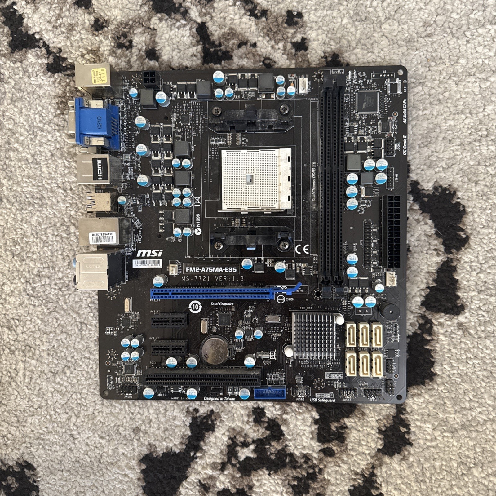 MSI FM2-A75MA-E35 MOTHERBOARD (B4)