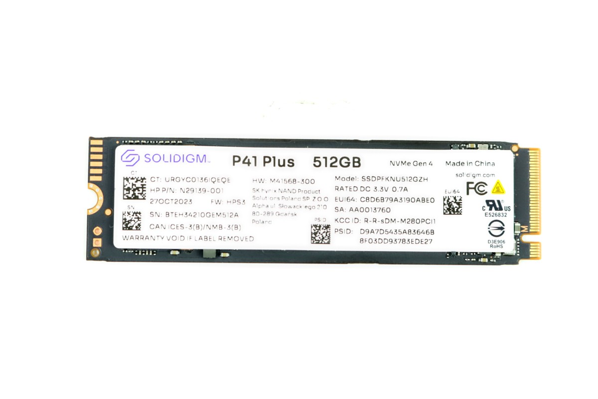 Solidigm P41 Plus 512GB m.2 2280 NVMe SSDPFKNU512GZH SSD | 1yr Warranty, Fast...