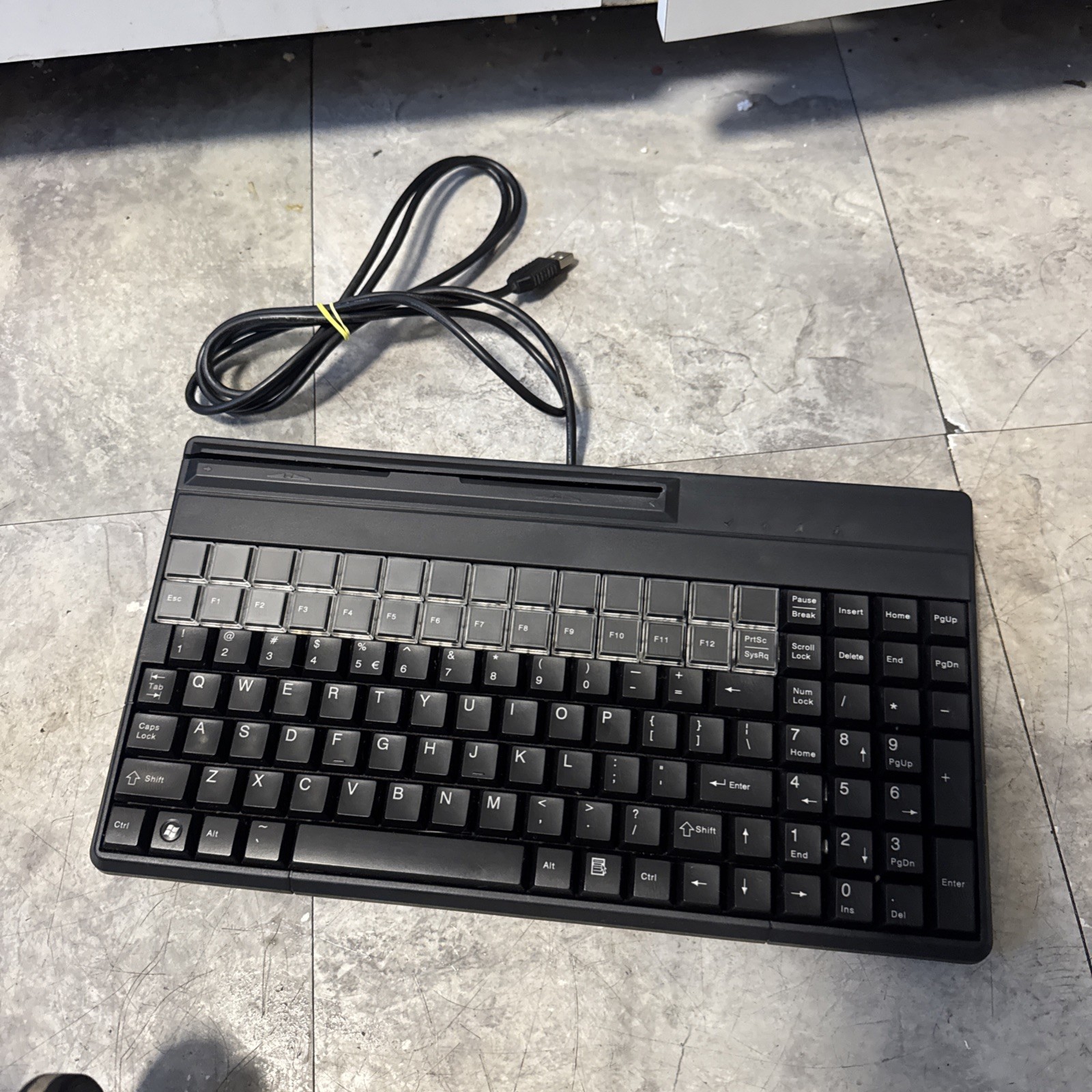 Cherry SPOS Qwerty Keyboard Terminal Card Reader - G86-62410EUAGSA-/00     