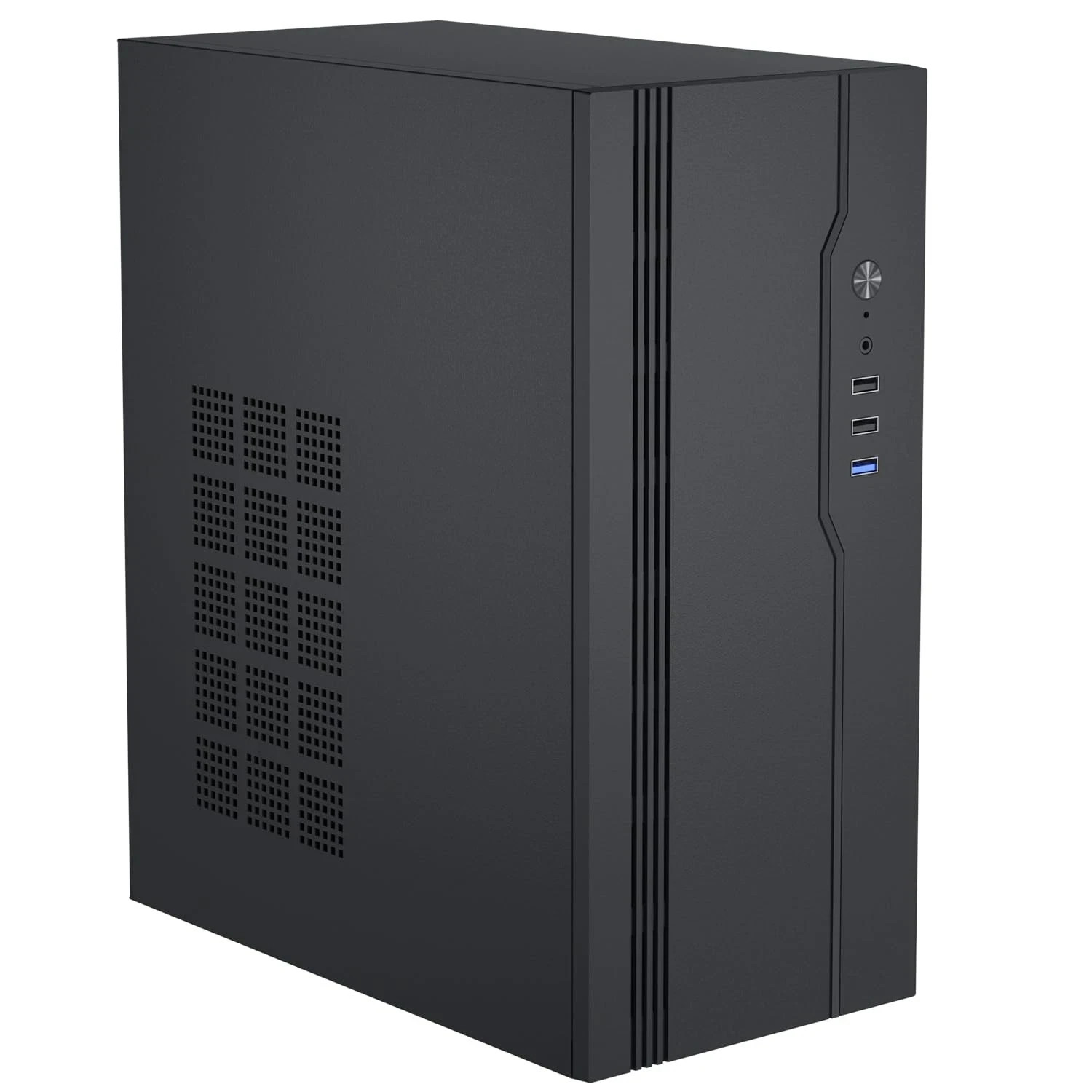 Micro ATX Case PC Case, MATX Mini ITX Desktop Computer Black 