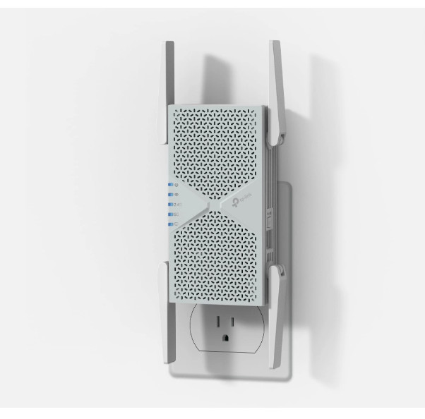 TP-Link BE6300 Wi-Fi 7 Range Extender RE403BE w/ 2.5G Port | 6.3 Gbps white