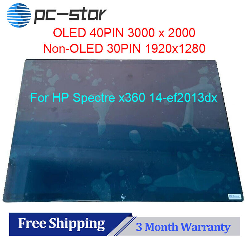 1920x1280 LED LCD Touch Screen Digitizer Display for HP Spectre x360 14-ef2013dx