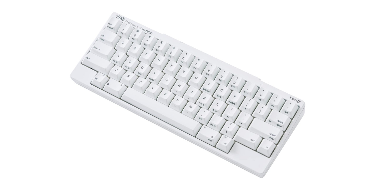 PFU Keyboard HHKB Professional HYBRID Type-S English Layout/Snow