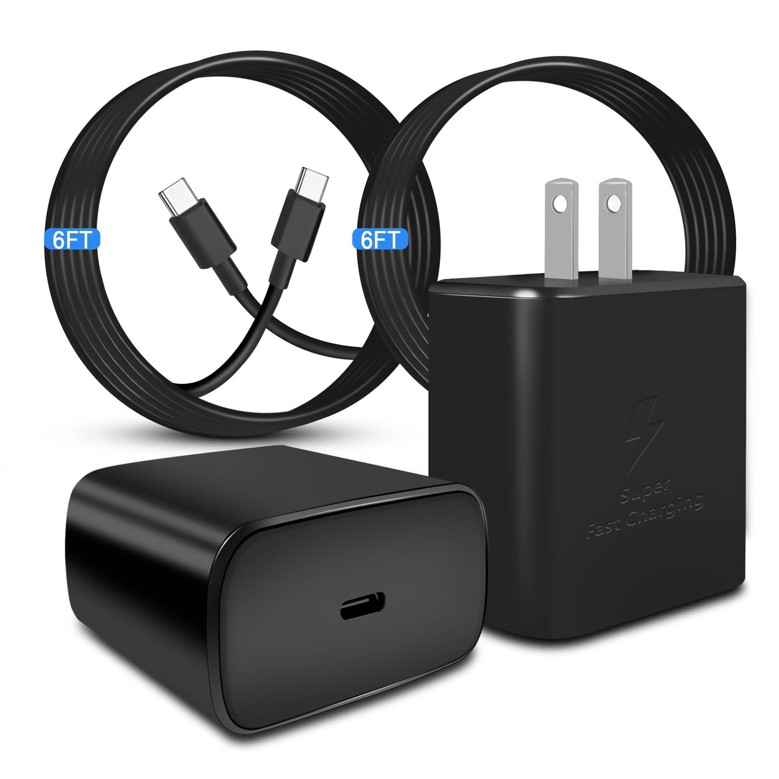 2Pack 45W USB-C Fast Charger Power Adapter