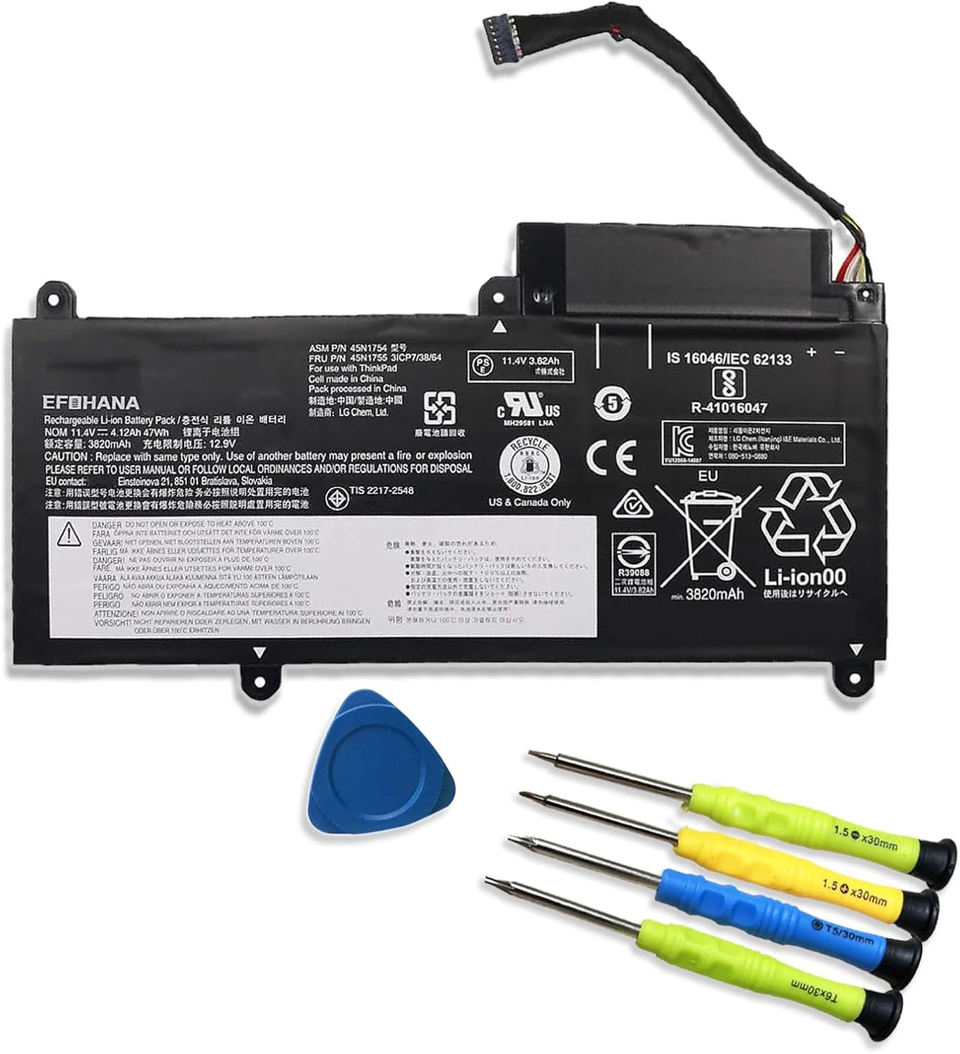 45N1754 45N1755 Laptop Battery Replacement for Lenovo ThinkPad E450 E450C E455
