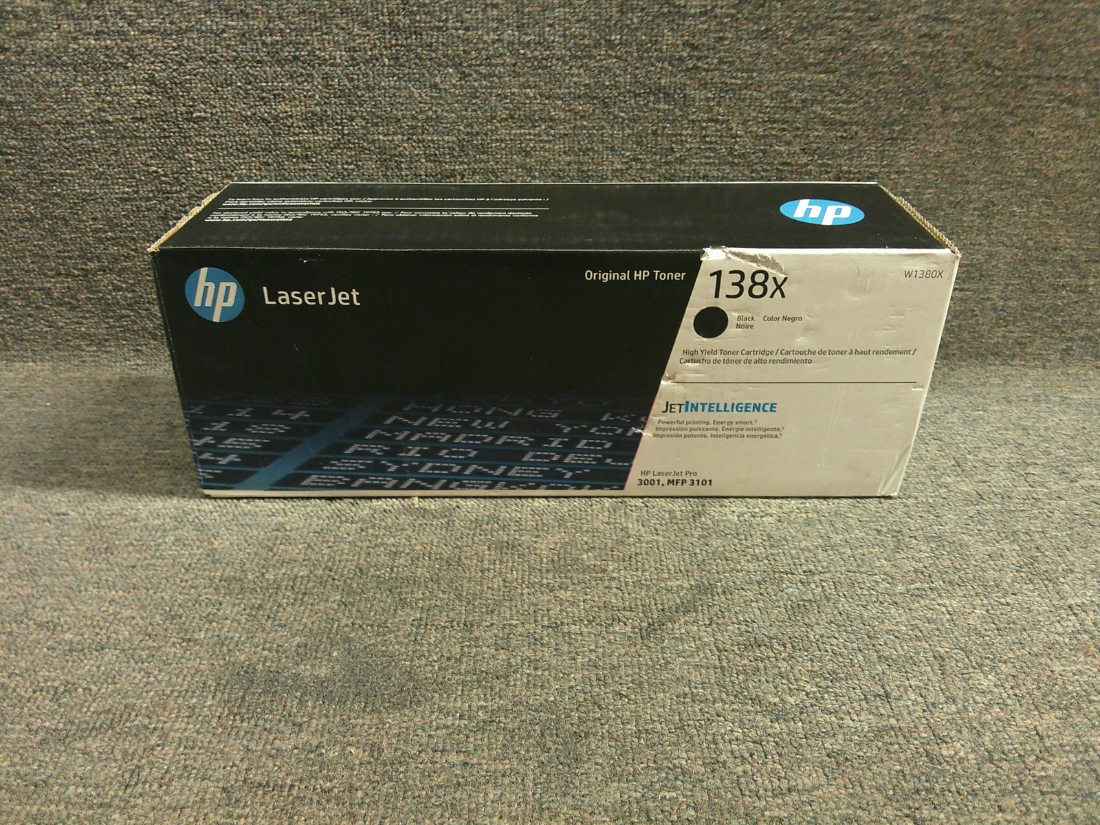 W1380X 138X New Genuine HP High Yield Black Toner Cartridge LJ 3001, MFP 3101