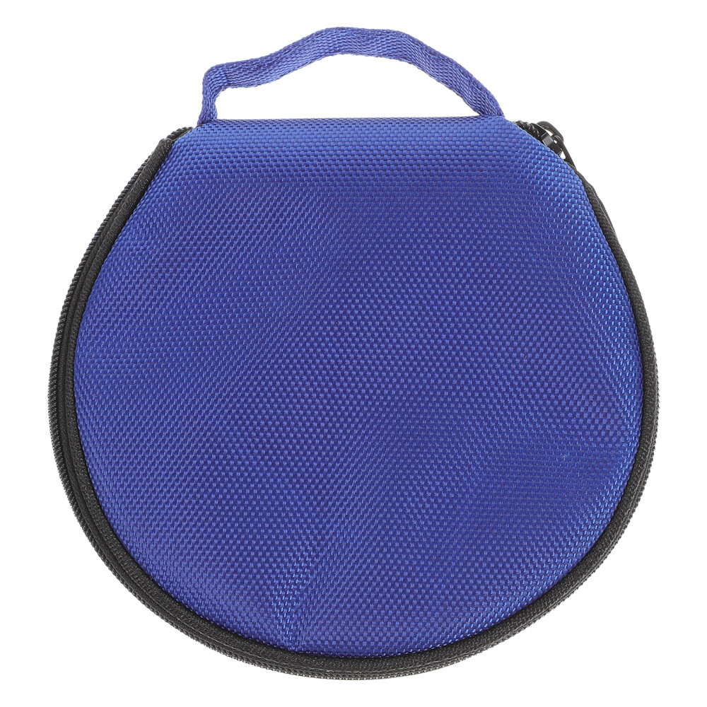 Small CD Case Round CD Storage Bag DVD Disc Holder 20 Capacity CDs Holder New