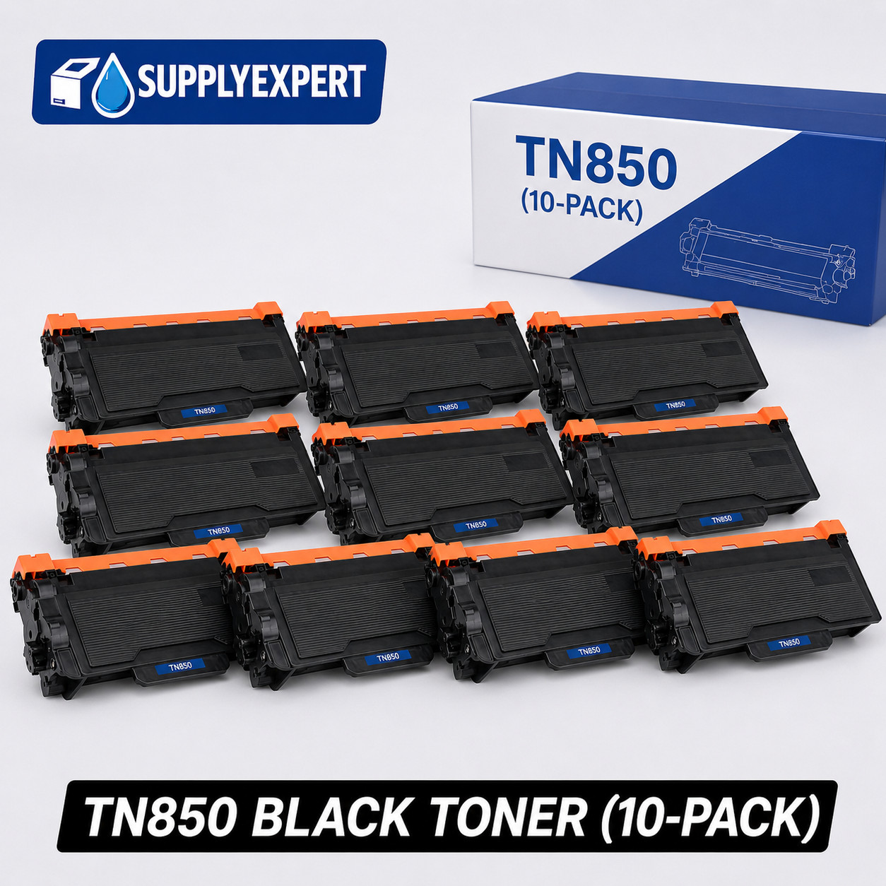 10PK TN850 Toner for Brother DCP-L5500DN L5600DN L5650DN HL-L5000D
