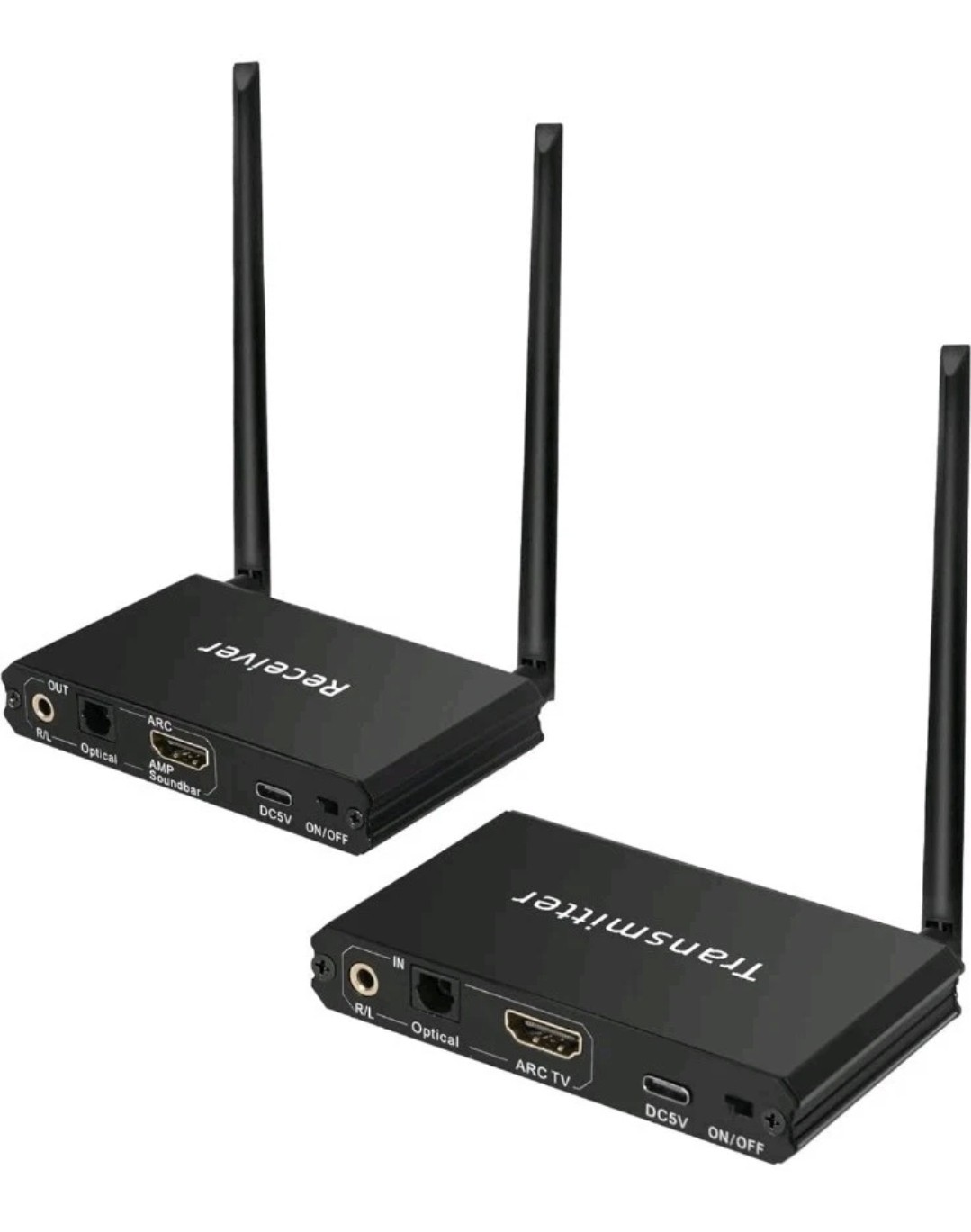 2.4GHz Wireless Audio Transmitter Receiver 160ft Long Range RCA 3.5mm