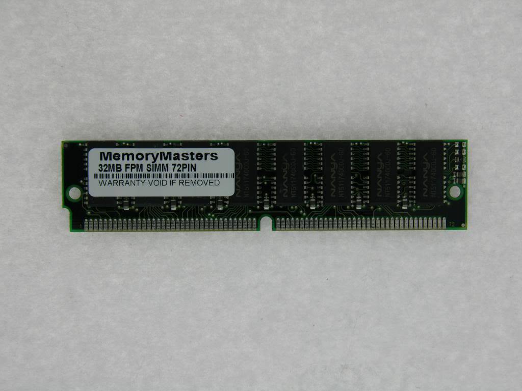 U90263 32MB FPM MEMORY NONPARITY 60NS SIMM 72PIN 5V 8X32 G1N